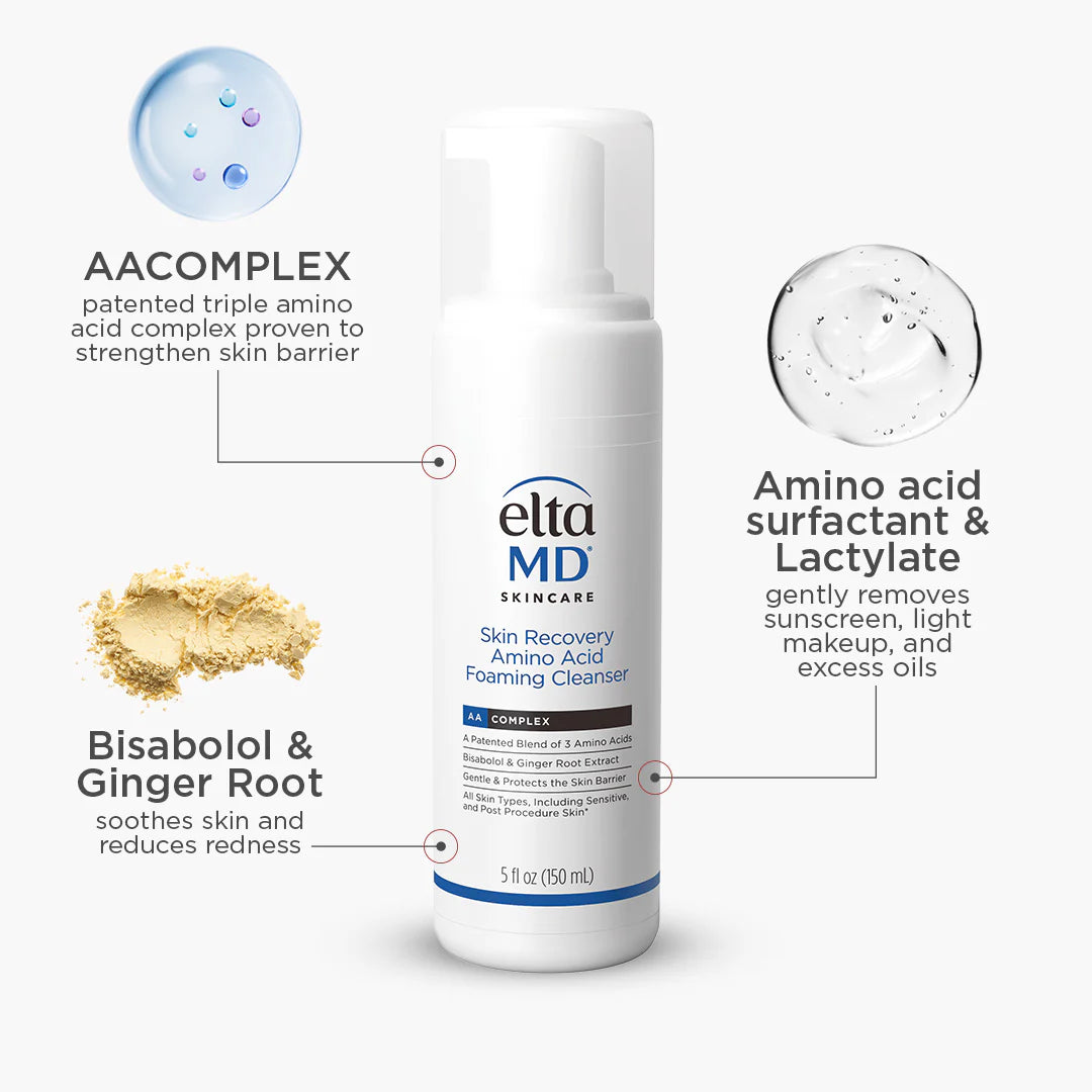 EltaMD Skin Recovery Amino Acid Foaming Cleanser – skinBEAUTIFUL RX