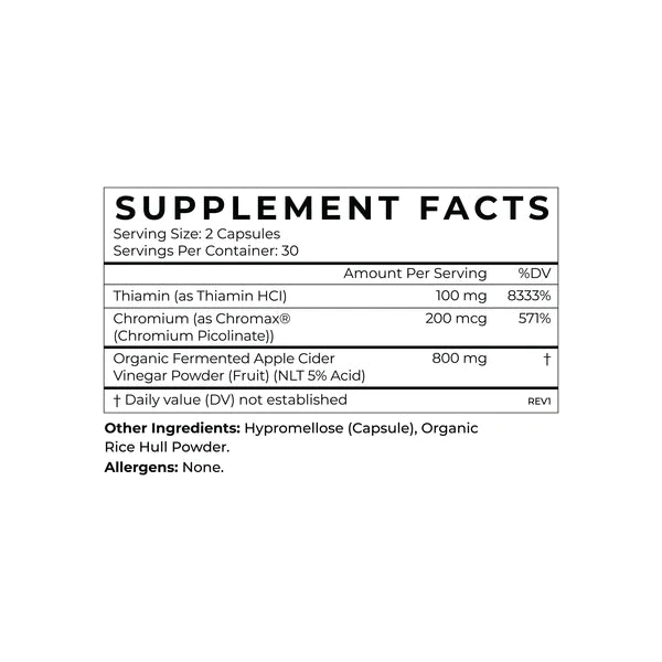 Cymbiotika Apple Cider Vinegar Pills