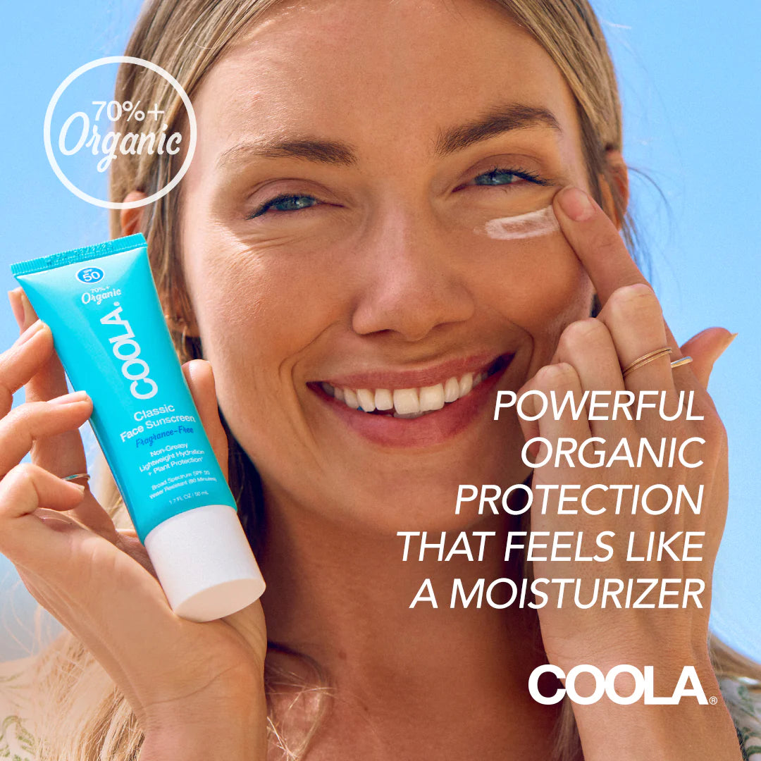 COOLA Classic Face Organic Sunscreen Lotion SPF 50 - Fragrance Free