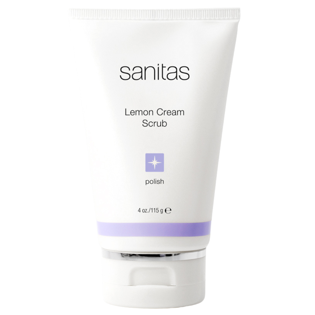 Sanitas Lemon Cream Scrub – skinBEAUTIFUL RX