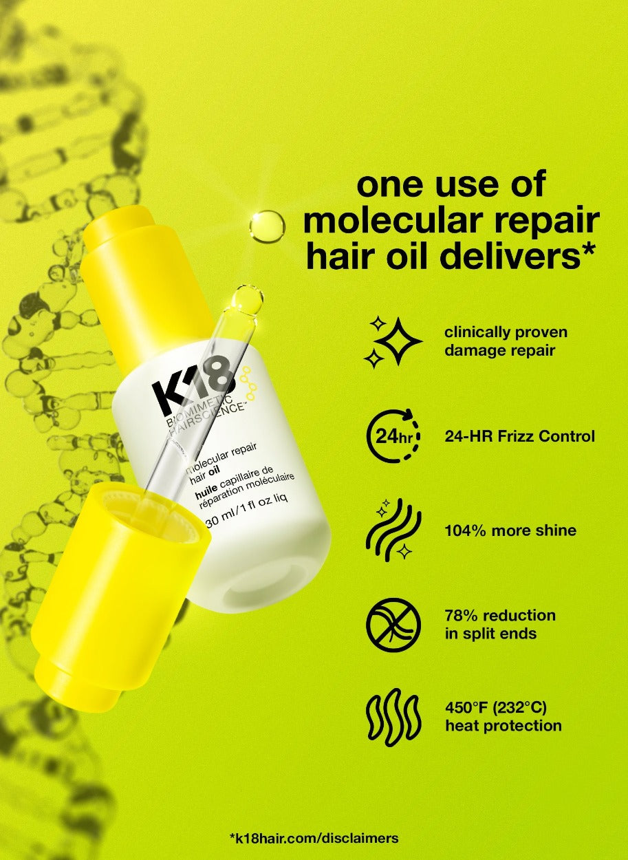 K18 Molecular Repair Hair Oil | skinBEAUTIFUL RX