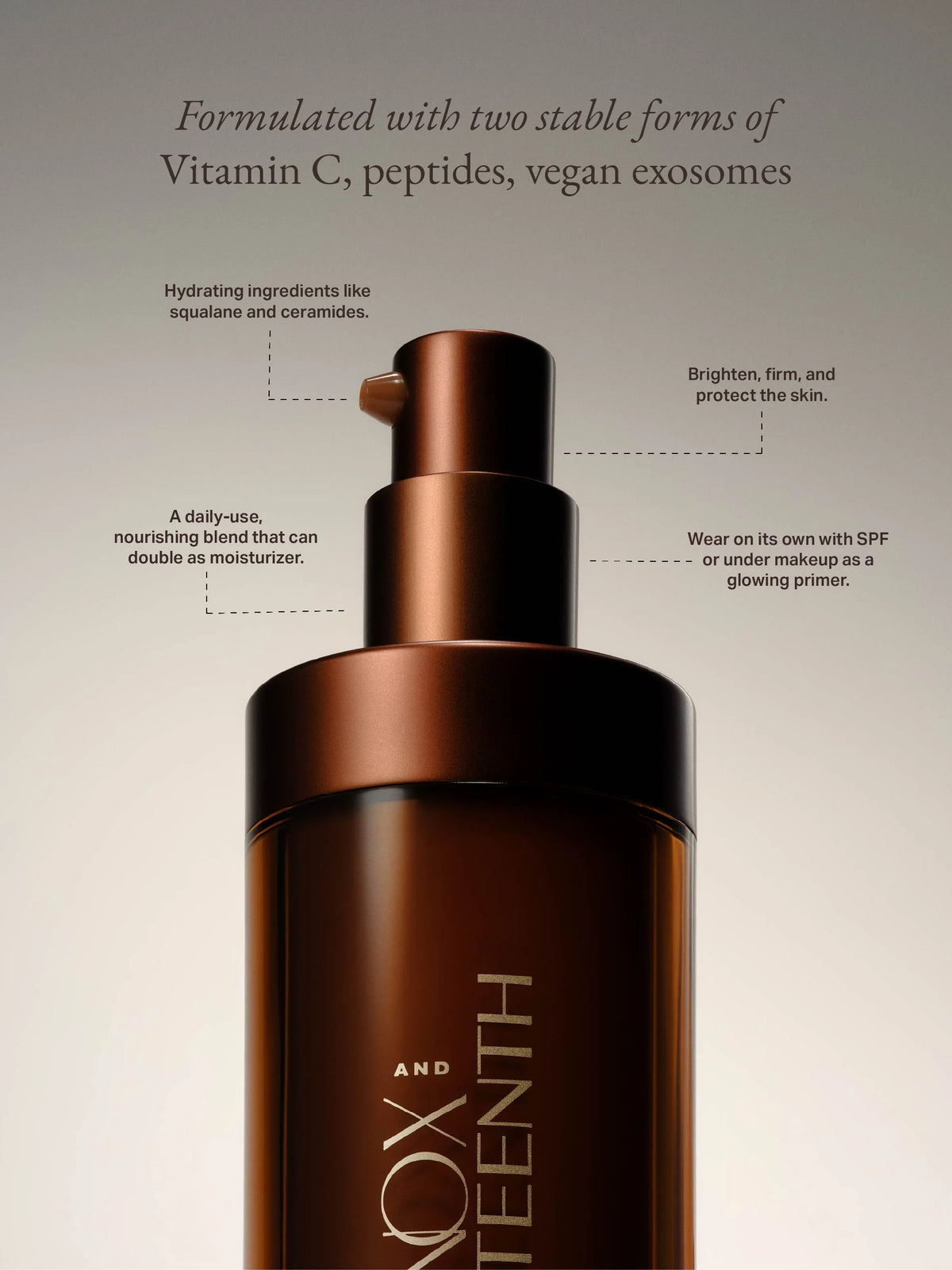 リッチエッセンス Lenox and Sixteenth The Preservationist Vitamin C Cream Serum