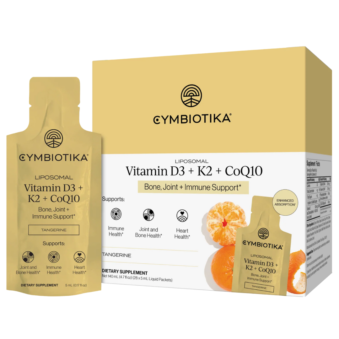 Cymbiotika Liposomal Vitamin D3 + K2 + CoQ10 Packets