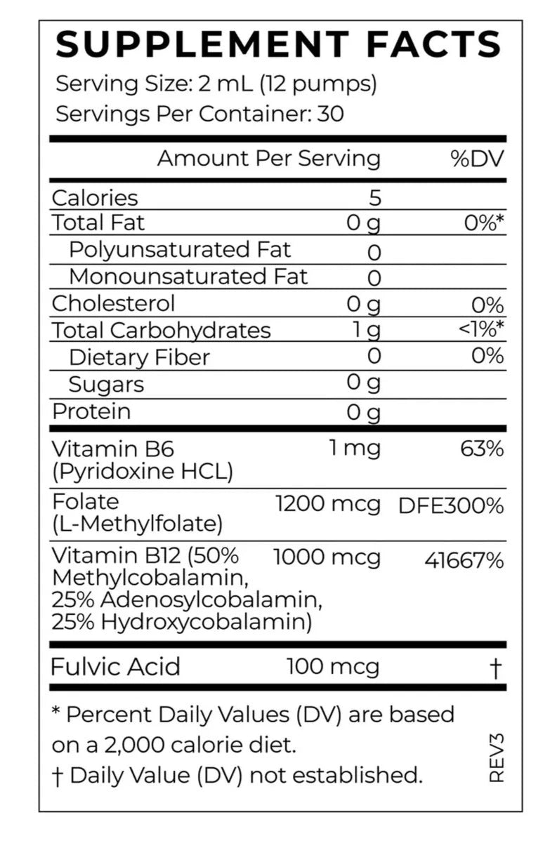 Cymbiotika Liposomal Vitamin B12 + B6