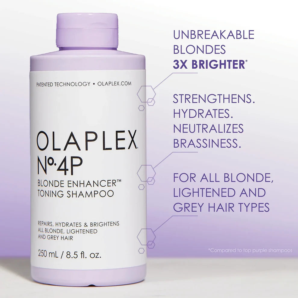 Olaplex No. 4P Blonde Enhancer Toning Shampoo