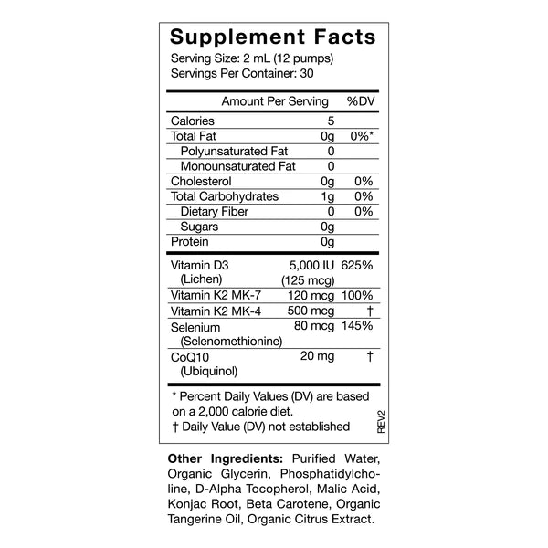 Cymbiotika Vitamin D3 + K2 + CoQ10