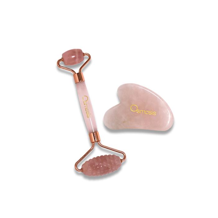 Osmosis+Beauty Rose Quartz Roller & Gua Sha