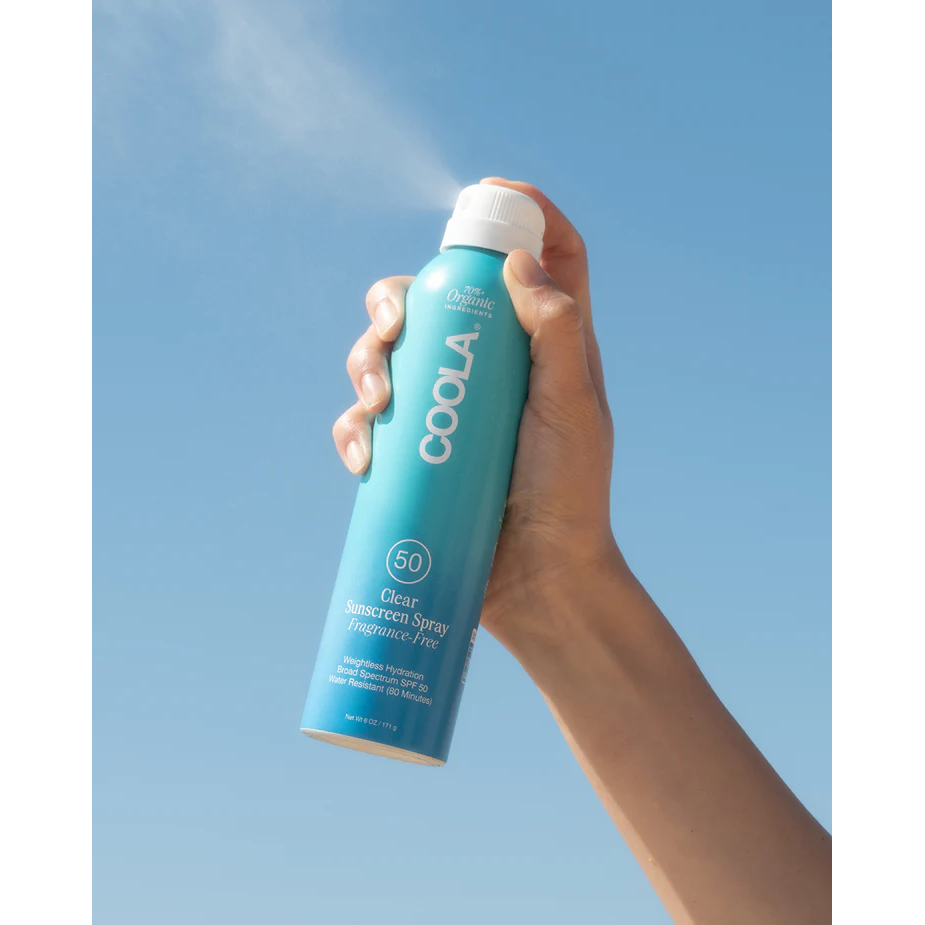 COOLA Clear Sunscreen Spray SPF 50 - Fragrance Free