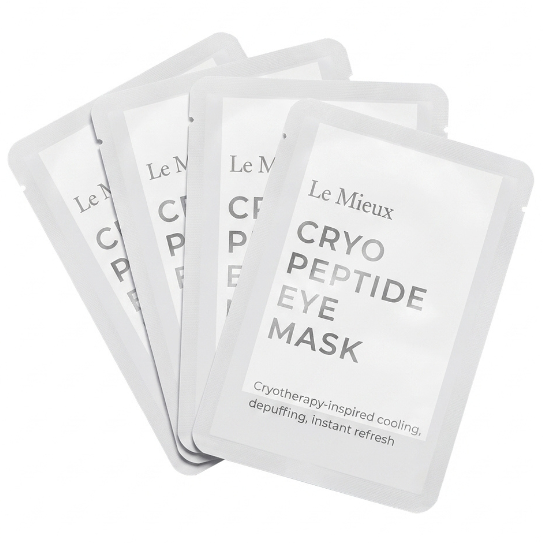 Le Mieux CryoPeptide Eye Mask - 4 PACK