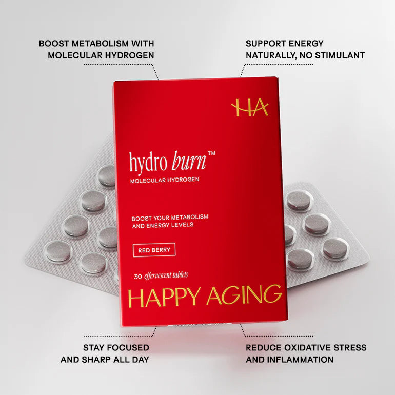 Happy Aging Hydro Burn Molecular Hydrogen