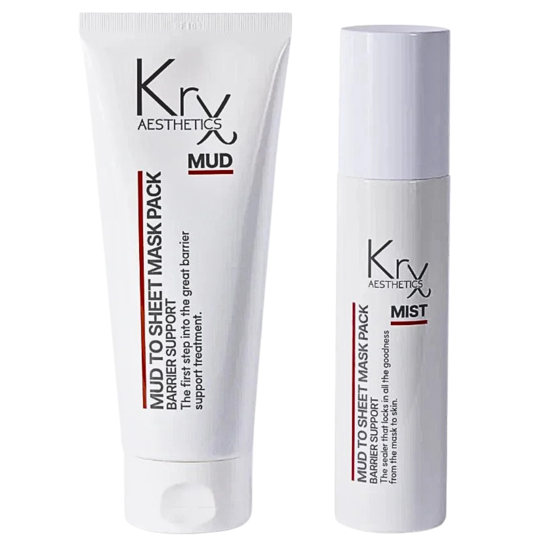 KrX Mud to Sheet Mask Pack
