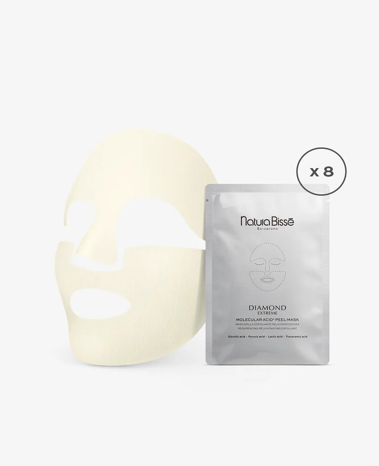 Natura Bisse Diamond Extreme Molecular Acid⁴ Peel-Mask - 8 Pack