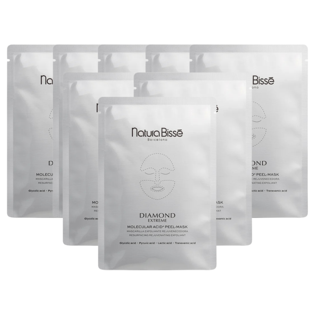 Natura Bisse Diamond Extreme Molecular Acid⁴ Peel-Mask - 8 Pack