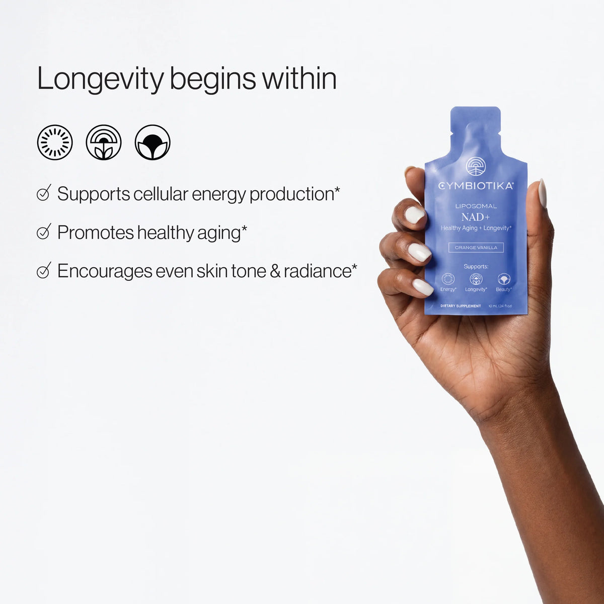 Beautiful Rx Cymbiotika Liposomal NAD+ – skinBEAUTIFUL RX