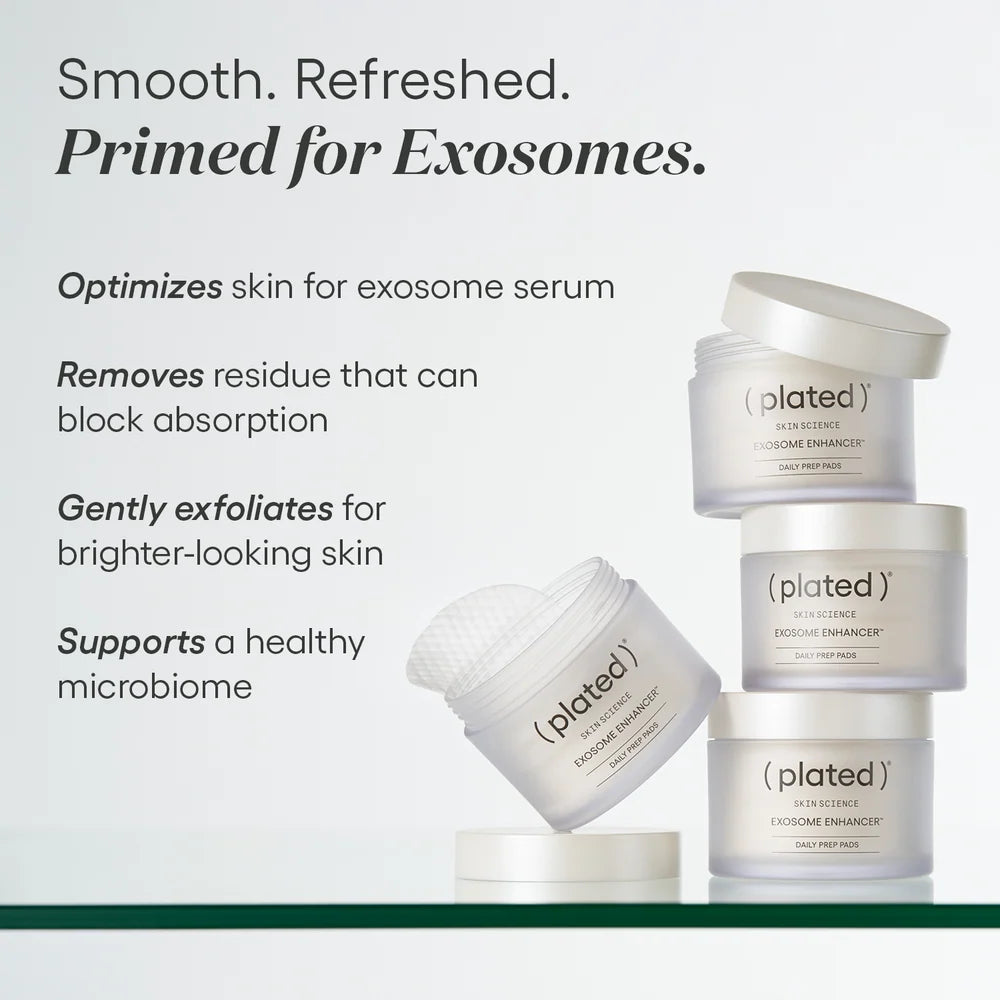 Plated Skin Science EXOSOME ENHANCER Daily Prep Pads