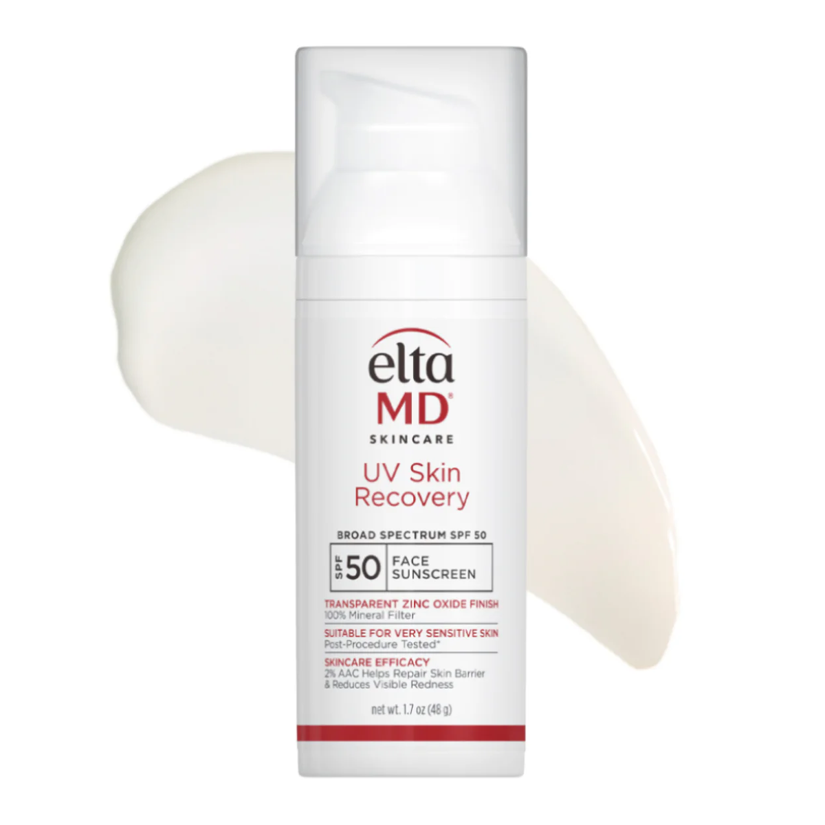 EltaMD UV Skin Recovery Broad Spectrum SPF 50 Face Sunscreen ...