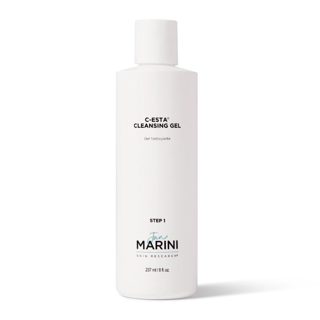 Use this Vitamin C and DMAE cleanser in the morning and evening. Gently massage a dime-size amount over wet or dry skin. C-ESTA Cleansing Gel is highly concentrated. Adding water produces more foaming lather. Remove with a clean, wet and wrung-out washcloth. Splash face 10-15 times with lukewarm water. Blot dry.