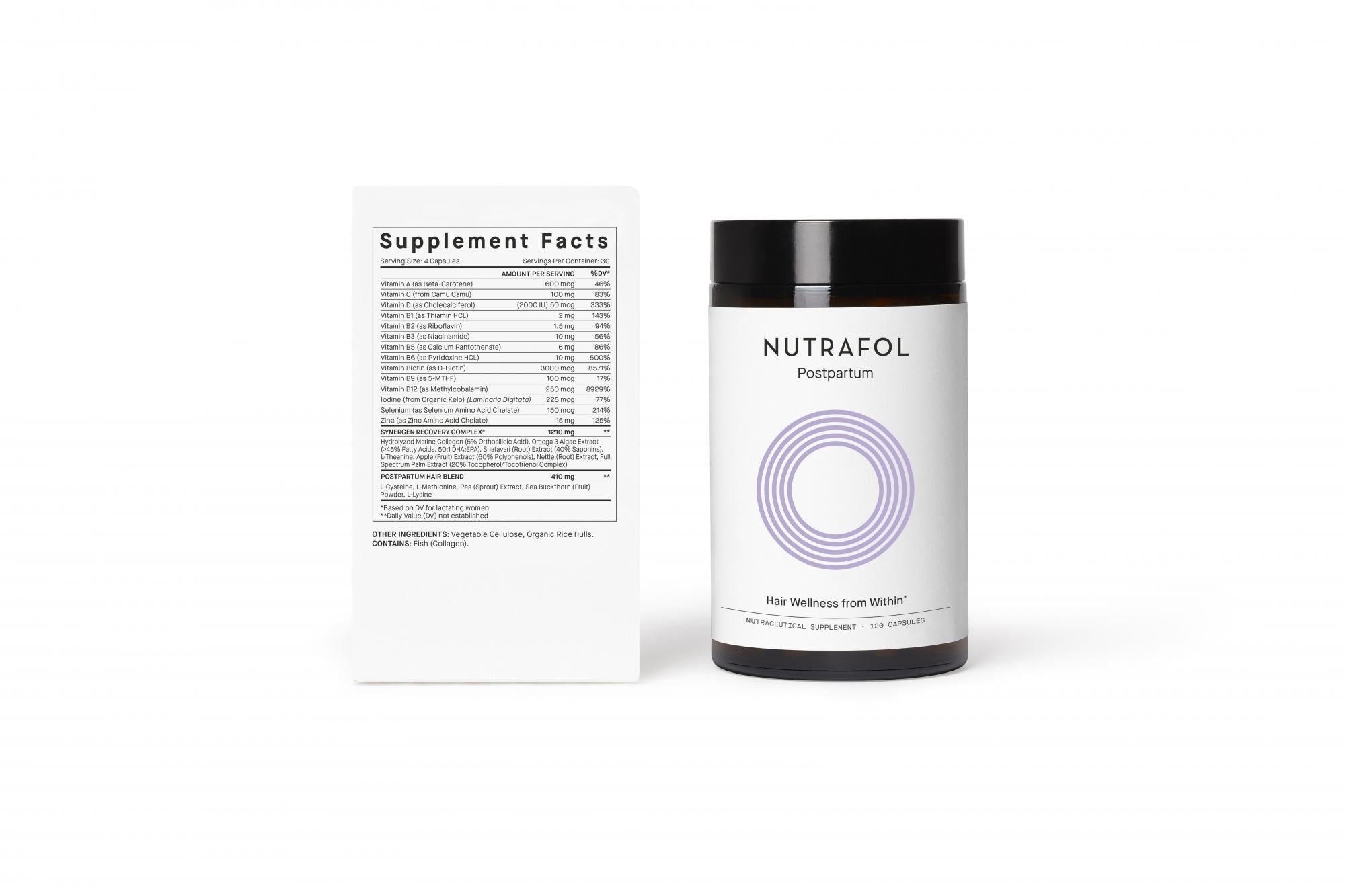 Nutrofol postpartum blend and growth sold activator